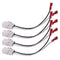 4Pcs Speaker Harness 72-6514 Compatible with Ram 1500 2500 Magnum Door Speaker Wiring Harness Adapter Dakota Caravan Cherokee Wrangler JK Speaker ...