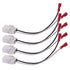4Pcs Speaker Harness 72-6514 Compatible with Ram 1500 2500 Magnum Door Speaker Wiring Harness Adapter Dakota Caravan Cherokee Wrangler JK Speaker ...
