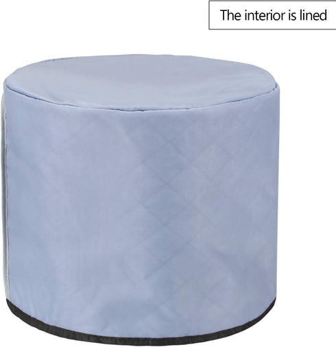 Luxja Dust Cover Compatible with 8 Quart Instant Pot, Cloth Cover with Pockets Fits Instant Pot (8 Quart) and Extra Accessories, Black Quilted Fab...