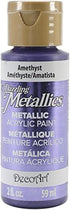 DecoArt DA321-3 Dazzling Metallics Paint, 2-Ounce, Amethyst...