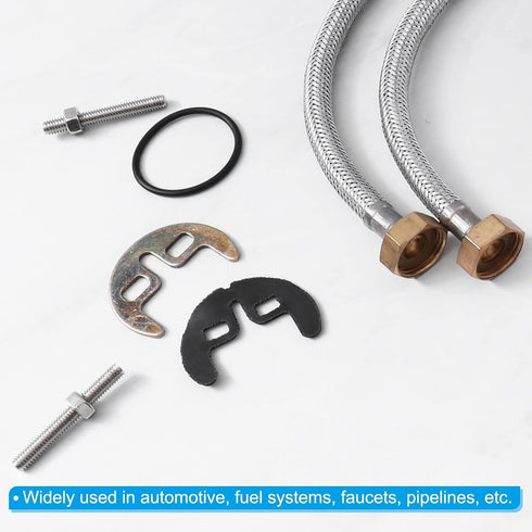 PATIKIL Nitrile Rubber O-Rings 11mm OD 6mm ID 2.65mm Width, 5 Pcs Metric Sealing Gasket for Faucet Plumbing Automotive Repair, Black...