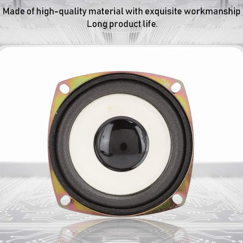 Full Range Speaker, 3 Inch 4ohm 5W Mini Full Frequency Audio Speaker Loudspeaker Home Stereo Woofer Loudspeaker for Multimedia Sound Box DIY....