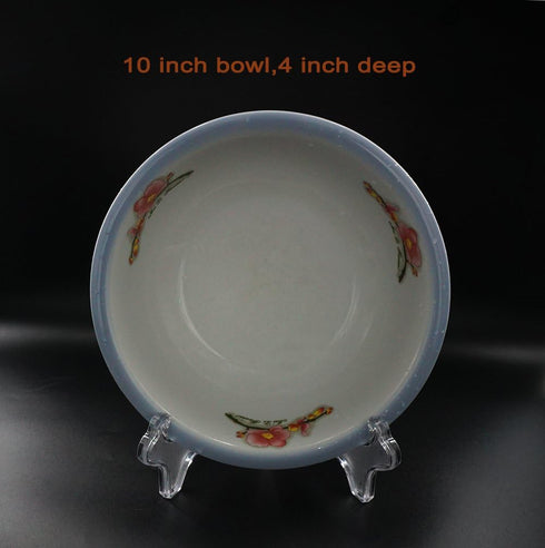 Artliving Display Stand Easel Bowl Stands for Display Large Deep Bowls, Platters and Deep Dishes Clear...