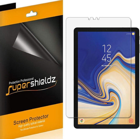 Supershieldz (3 Pack) Designed for Samsung Galaxy Tab S4 (10.5 inch) Screen Protector, High Definition Clear Shield (PET)...