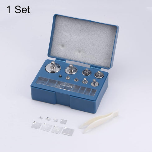 10mg-100g Calibration Weight Set M1 Precision Stainless Steel for Digital Balance Scales with Blue Box, 17pcs...