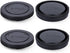 2 Pack JJC E-Mount Body Cap & Rear Lens Cap Kit for Sony A6000 A6100 A6300 A6400 A6500 A6600 A6700 A5100 A7C A7CR A7 IV III II A7R V IV III II A7S...