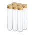 PATIKIL 80ml Plastic Test Tubes with Screw Caps, 6Pcs 156x30mm Tubes for Scientific Party Decoration Candy Bead Storage Bath Salt Lab Use, Gold To...