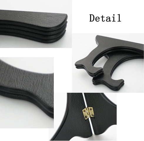 Artliving Black 8 Inch Wood-like Easels Plate Stand Holder Display Stands Picture Frame Stand-Set of 2...