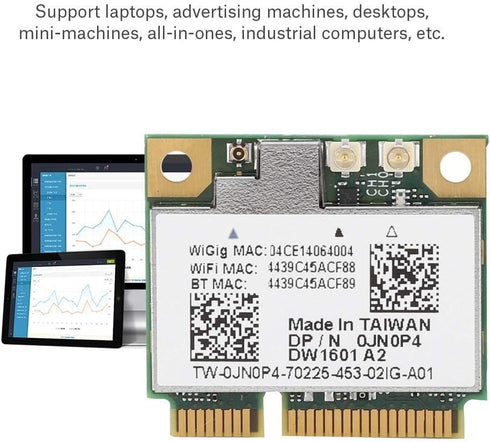 Network Card for 6430u E5440 E7440 QCA9005 802.11AD Bluetooth 4.0 Wigig 7Gbps Network Card for 6430u E5440 E7440...