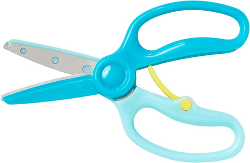 Fiskars Training Scissors for Kids 3+ with Easy Grip (3-Pack) - Toddler Safety Scissors for School or Crafting - Back to School Supplies - Turquoi...