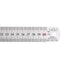3pcs Stainless Steel Ruler 40cm/16" Length x 1/28" Thick x 1-1/7" Wide Inch and Metric Straight Edge Measuring Tools for Woodworking Painting Craf...