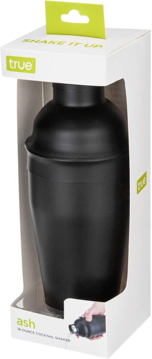 True Ash Stainless Steel Cocktail Shaker for Cold Brew Cocktails, Margarita, Whiskey Sour, Espresso Martini Shaker, Home Bar Accessories, Bartende...