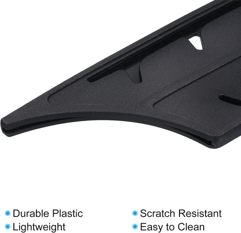 PATIKIL Plastic Safety Knife Cover Sleeves for 7" Nakiri Knife, 2 Pack Knives Edge Guard Blade Protector Universal Knife Sheath for Kitchen, Black...