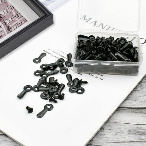 160 Pieces Metal Picture Frames Turn Button Fasteners with 160 Pieces Screws Photo Frame Hanging Hangers for Photos Picture and Drawing Crafts Pos...