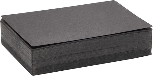 Juvale 100 Pack Black Index Cards - Perfect for Studying, Office and School Supplies, and DIY Crafts (3x5 Inches) - Ideal for Notetaking and Organ...