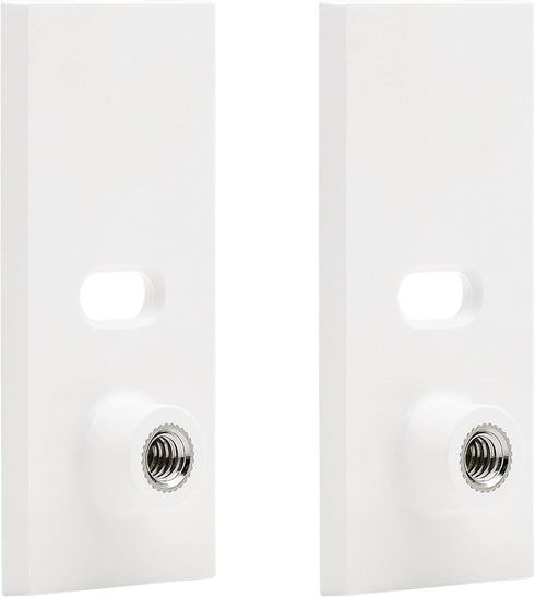 Holicfun Mounting Plate Adapter for Spotlight Cam Pro and Spotlight Cam Plus, Works with Standard 1/4 Inch-20 Threaded Camera Mounts (2-Pack, Whit...