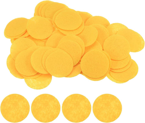 HARFINGTON 200pcs Round Felt Circles, 40mm 1-1/2" Pre Cut Felt Craft Pads Non-Woven Mini Felt Fabric Circles for DIY Sewing Handcraft Cut Projects...