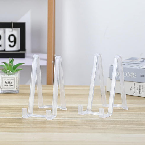 Plate Stands for Display - Plastic Easel Stand Plate Holder Display Stand Picture Frame Stand for Pictures | Photo|Decorative Plate |Dish | Tablet...