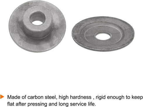 2pcs Bench Grinder Arbor Washer Flange 1.26" OD x 0.63" ID Carbon Steel Tool Parts for Bench Grinder Polisher...
