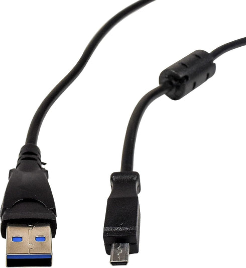 HQRP USB Cable/Cord Compatible with Kodak EASYSHARE C653, C663, C703, C713, C743, C763, C875, C913, CD33, CD40 Digital Camera...