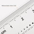 Film Flexible Ruler 4 Inch 0.5mm Scale PET Plastic Folding Straight Ruler Calibration Soft Ruler Measuring Tool for Factory, Transparent...