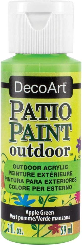 DecoArt DADCP75 Patio Paint Acrylic Apple Green 2oz...