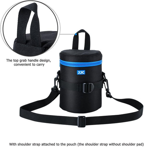 JJC Deluxe Lens Case Pouch Bag for Canon EF 24-70mm f2.8L/EF 50mm f1.2L/EF 85mm f1.2L II, RF 85mm f2, Tamron SP 70-300mm f4-5.6, Sigma APO DG 70-3...