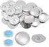 HARFINGTON 40 Sets Self Cover Button Kit 38mm Aluminum Button with 2 Tools...