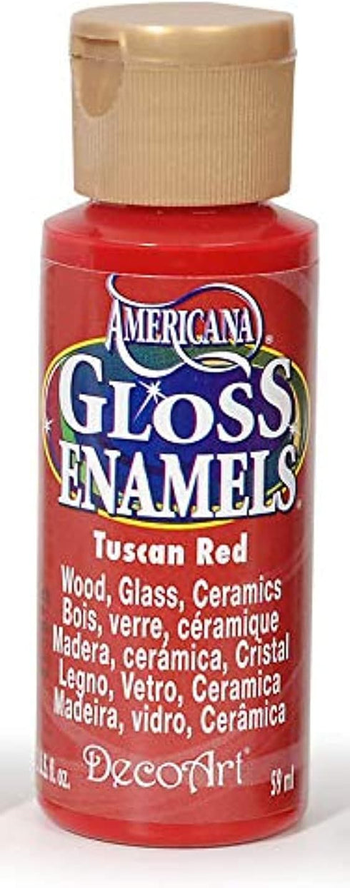 DecoArt GLOSS ENAMEL PAINT TUSCAN 2OZ, Multicolor...