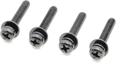 ReplacementScrews 1 Set of Metric Screws (Model RS-198456) Pan Head - Philips Drive - Black Plated (Pack of 4)...