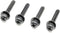 ReplacementScrews 1 Set of Metric Screws (Model RS-198456) Pan Head - Philips Drive - Black Plated (Pack of 4)...