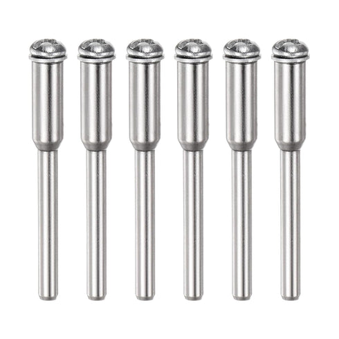 6pcs Cut Off Wheel Screw Mandrel 3mm Shank Dia Cutting Disc Holder for Rotary Tools...