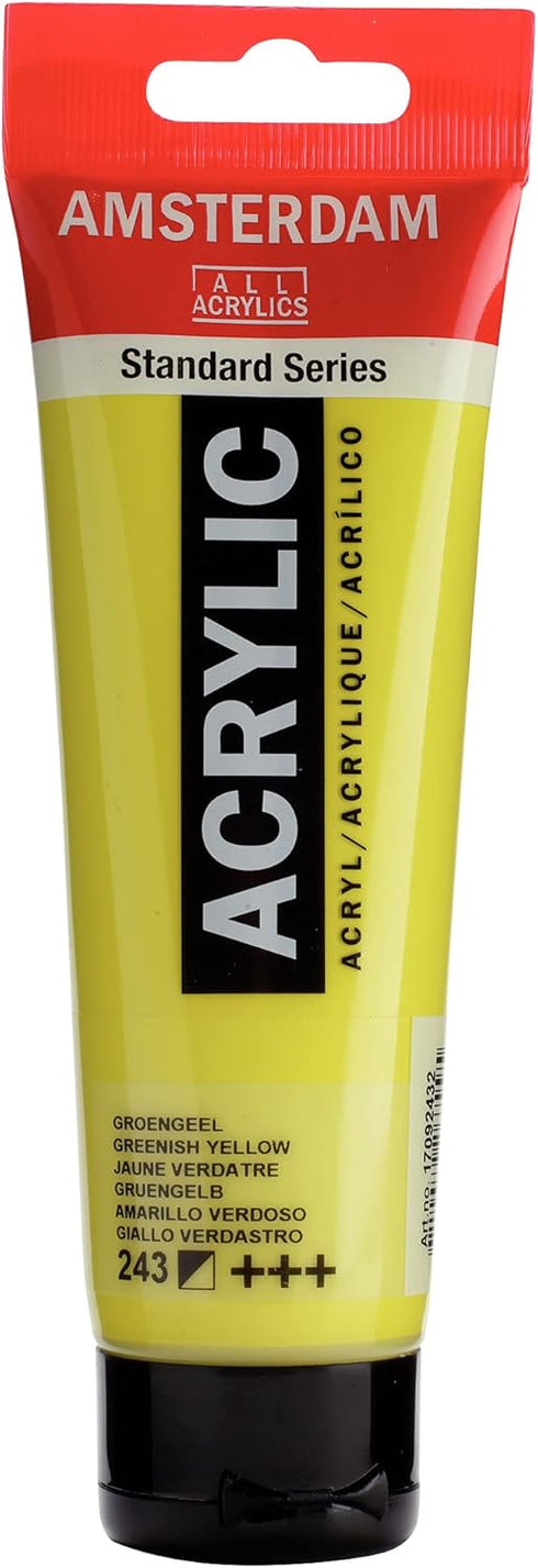 Amsterdam Standard Series Acrylic Tube 120 ml Greenish yellow 243 (17092432)...