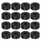 16pcs Rubber Spacer 1 Inch OD 0.26 Inch ID 0.4 Inch Thick Neoprene Round Anti Vibration Isolation Pads Isolator Rubber Washers Bushings for Home C...