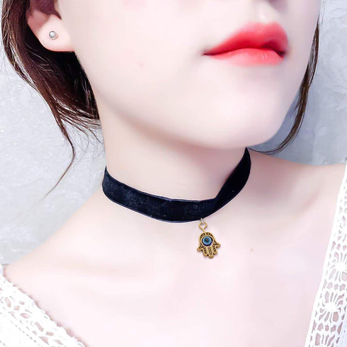 40pcs Antique Hamsa Hand Evil Eye Charms Hand of Fatima Pendants Jewelry Findings Accessory for DIY Necklace Bracelet Crafting Supplies,Gold & Sil...