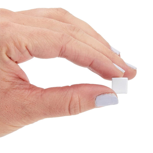 Juvale 12 Pack 3D Foam Squares for Crafts - 0.4 x 0.4 x 0.07 in White - Dimensionals for Card Making...