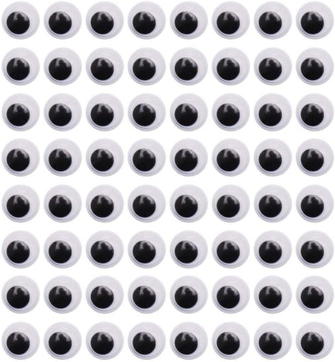 Decora 1000 Pieces 15mm Round Wiggle Googly Eyes with Self-Adhesive for Scrapbooking and Crafts...