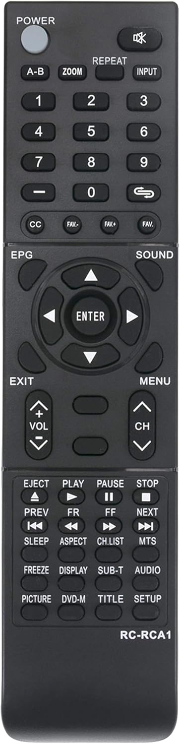 New RE20QP28 RE20QP80 Remote Replacement fit for RCA TV 26LA30RQ 26LA30RQD 26LA33RQ 26LB30RQD 26LB33RQ 32LA30RQ 32LA30RQD 32LA45RQ 32LB30RQ 32LB30...