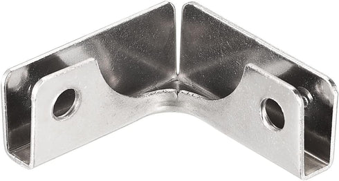 Glass Fixing Clip, 6pcs for 3-6mm L-shaped Glass Combination Fixing Bracket Reinforced Clip Clamp Glass Accessories for Glass Display Cabinet, Fis...