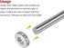 2pcs Shaft Collar 22mm Bore Aluminum Alloy Set Screw Split Clamp-On Collars, 45mm OD, 12mm Width, for Wheel Barrow Axle, Gearbox Assemblies, Machi...