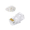 CableCreation Cat6 RJ45 Connectors, 100-PACK Cat6 RJ45 Ends, Ethernet Cable Crimp Connectors UTP Network Plug for Solid Wire and Standard Cable, T...