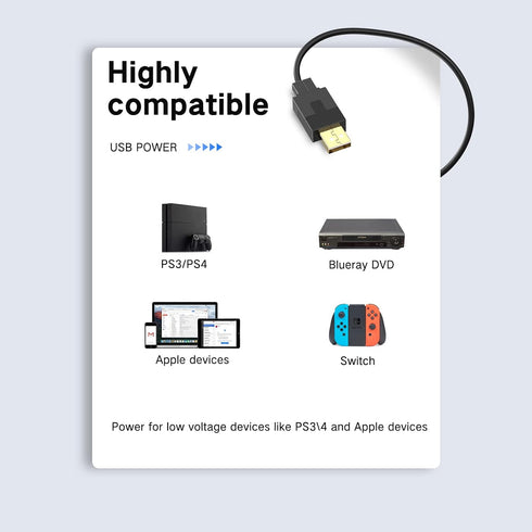 FOINNEX HDMI to DisplayPort Adapter, 4K@60Hz Not-Bidirectional HDMI to Display Port, Unidirectional HDMI Source to DP Display Male to Female for C...