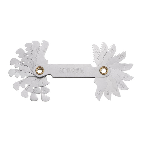 Metric 0.5-7 Screw Thread Pitch Gauge Tool Pitch Cutting Gauge Caliper Gauges Measuring Tool for Industrial Measurement...