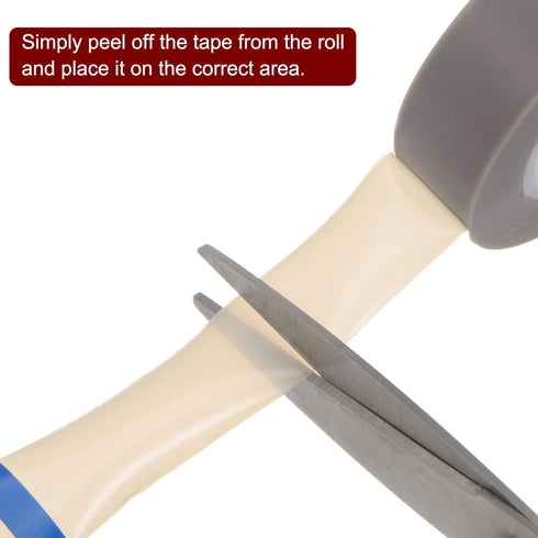 PTFE Film Tape Roll, 0.8" x 33 ft High Temperature Tape 0.13mm Thickness with Single Side Adhesive for Vacuum Sealer Machine, Hand Impulse Sealers...