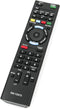 RM-YD075 Remote Control Replacement for Sony LCD LED HDTV TV 149000911 KDL-40W590B KDL-40W600B KDL-48W600B KDL-55EX645 KDL-60EX645 RMYD103...