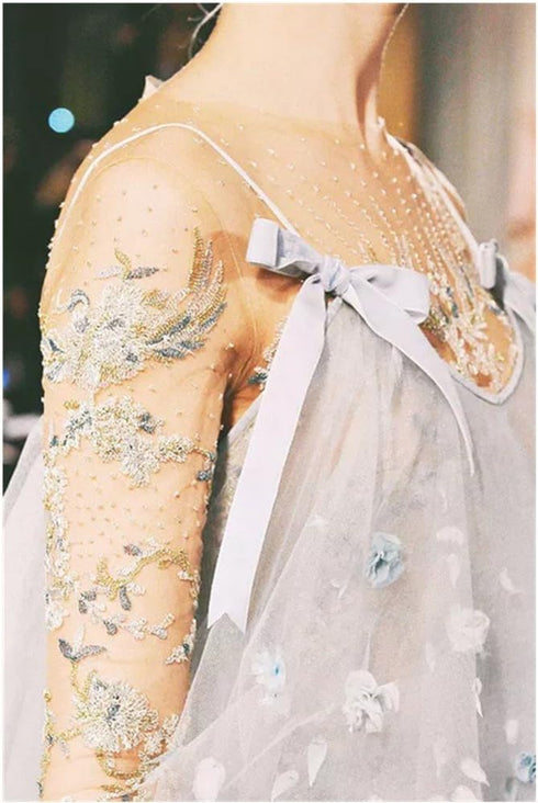 FQTANJU 30 pcs Delicate Wedding Pew End Bowknots Ribbon Bows Cars Chairs Decorations. (Ivory)...