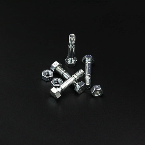 (12 Packs) 710-0890 Shear Pins with Nuts for MTD Cub Cadet Troy-Bilt and More Snow Blower - 12 Pcs 710-0890A and 910-0890A Snow Throwers fits Part...