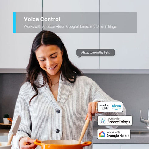 TP-Link Tapo Smart Dimmer Switch, Single Pole, Neutral Wire Required, 2.4GHz Wi-Fi Light Switch Compatible with Alexa and Google Home, UL Certifie...