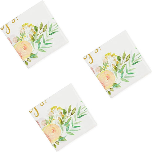 Juvale She Said Yes Table Covers for Bridal Showers (54 x 108 in., 3 Pack) - Bridal Shower Decorations - Engagement Decorations...