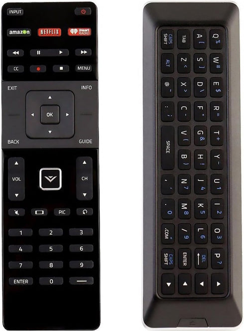 XRT500 QWERTY Keyboard w Backlit Remote Replacement for VIZIO Smart TV M70-C3 M70C3 M75-C1 M75C1 M80-C3 M80C3 M322I-B1 M322IB1 M422I-B1 M422IB1 M4...
